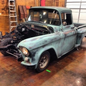 Fitting sheet metal.