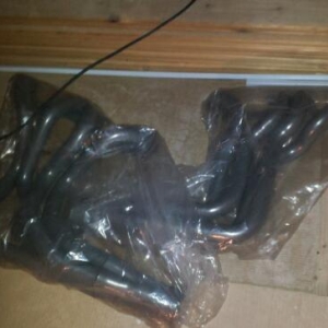 Small block mopar LA headers coated