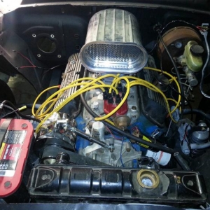 The 347 Stroker with 4 wheel power disc brakes