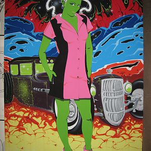 Hot Rod Space Girl