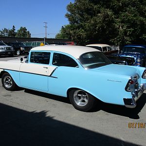 56 Chevy 2 door sedan