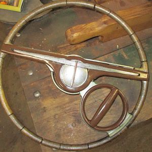 1941 special deluxe Spinner steering Wheel