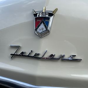 55 Ford Fairlane insignia
