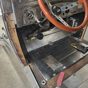 Showing brake master cylinder setup completed 2023