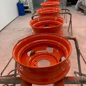 Wheels painted