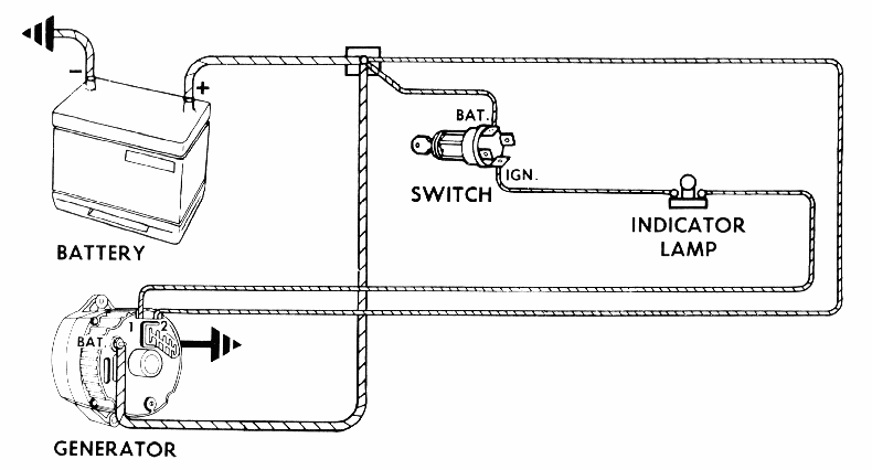 Chevy Alternator Wiring Diagram The H, Delco Remy One Wire Alternator Wiring Diagram