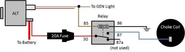 Technical - Can someone explain this Quadrajet choke wiring to me