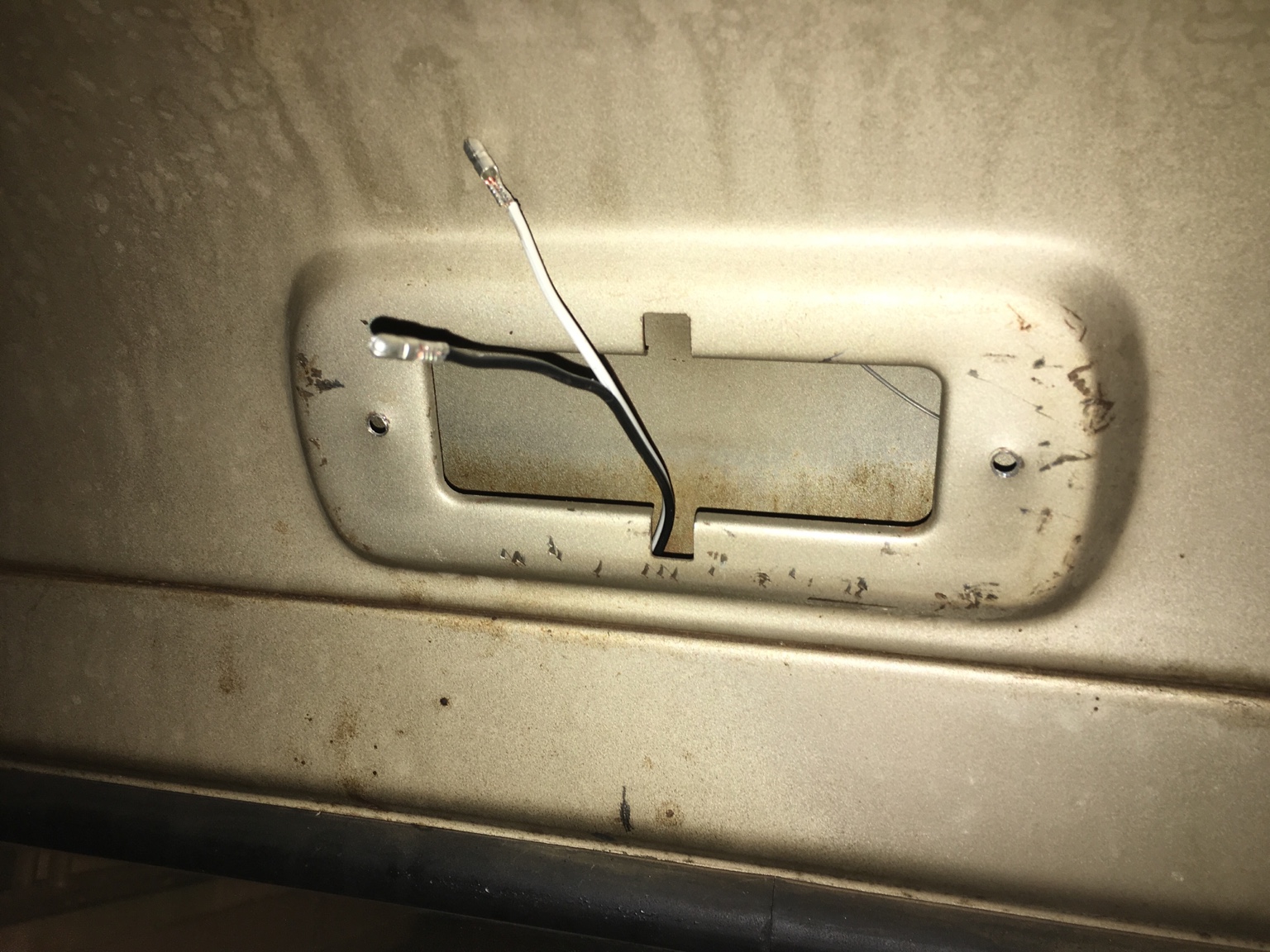 Technical - How to replace dome light wiring in a 1955-1959 taskforce