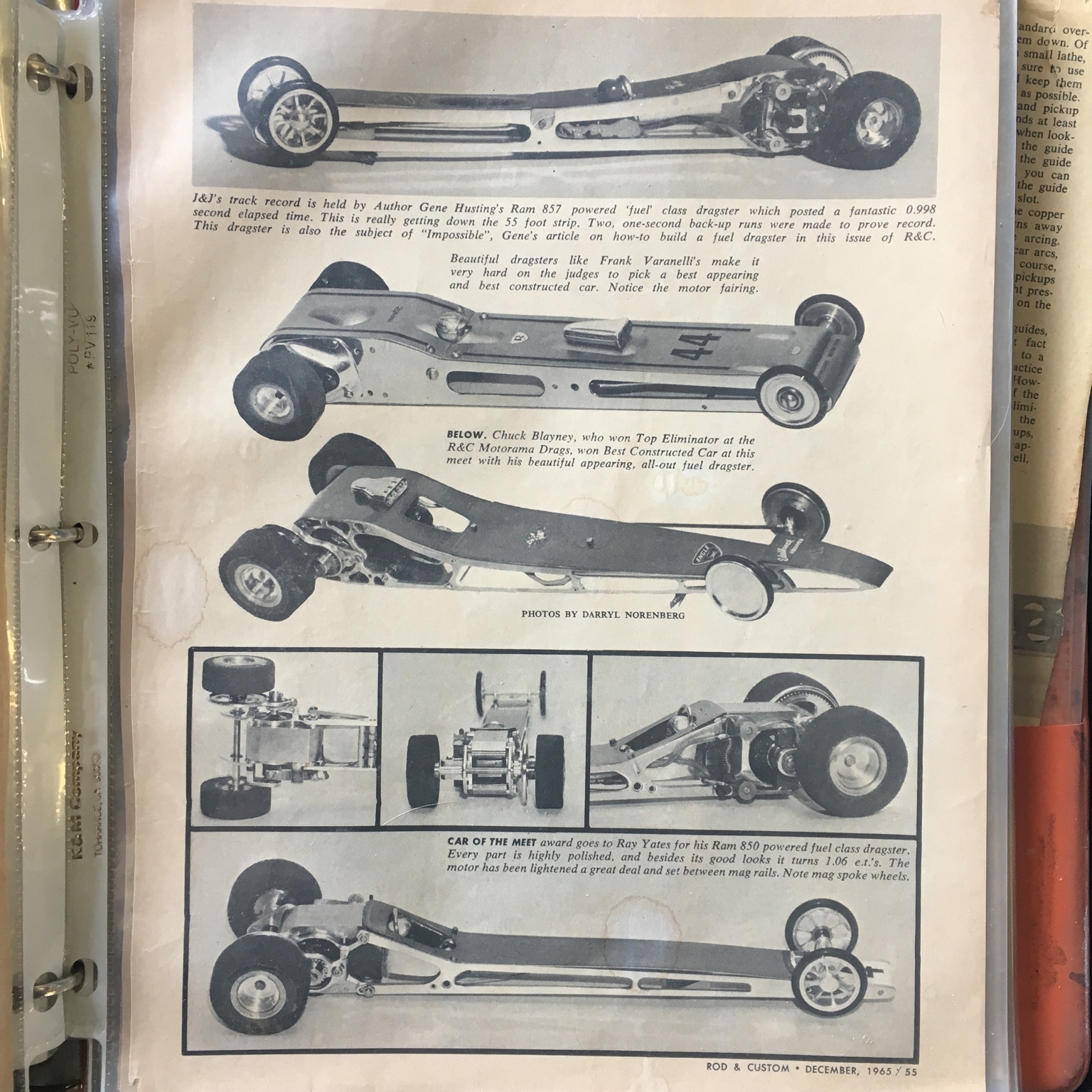 fastest slot car drag motor