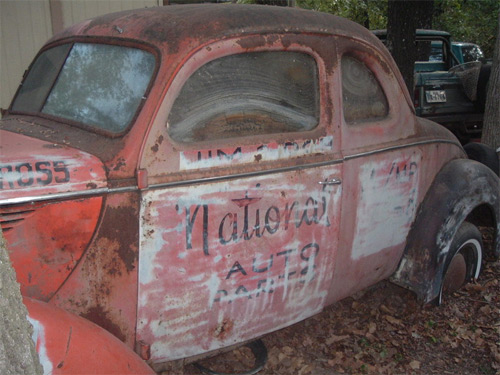 vintage 1938 Ford Race Car