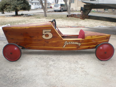 wooden soap box car