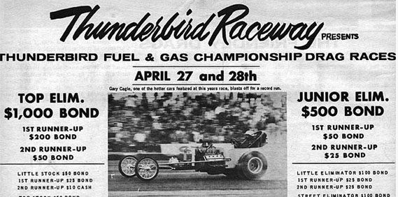 Thunderbird Raceway- Henderson, Nevada circa 1960