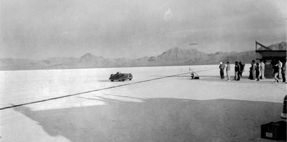 Goldie Gardner at Bonneville 1952