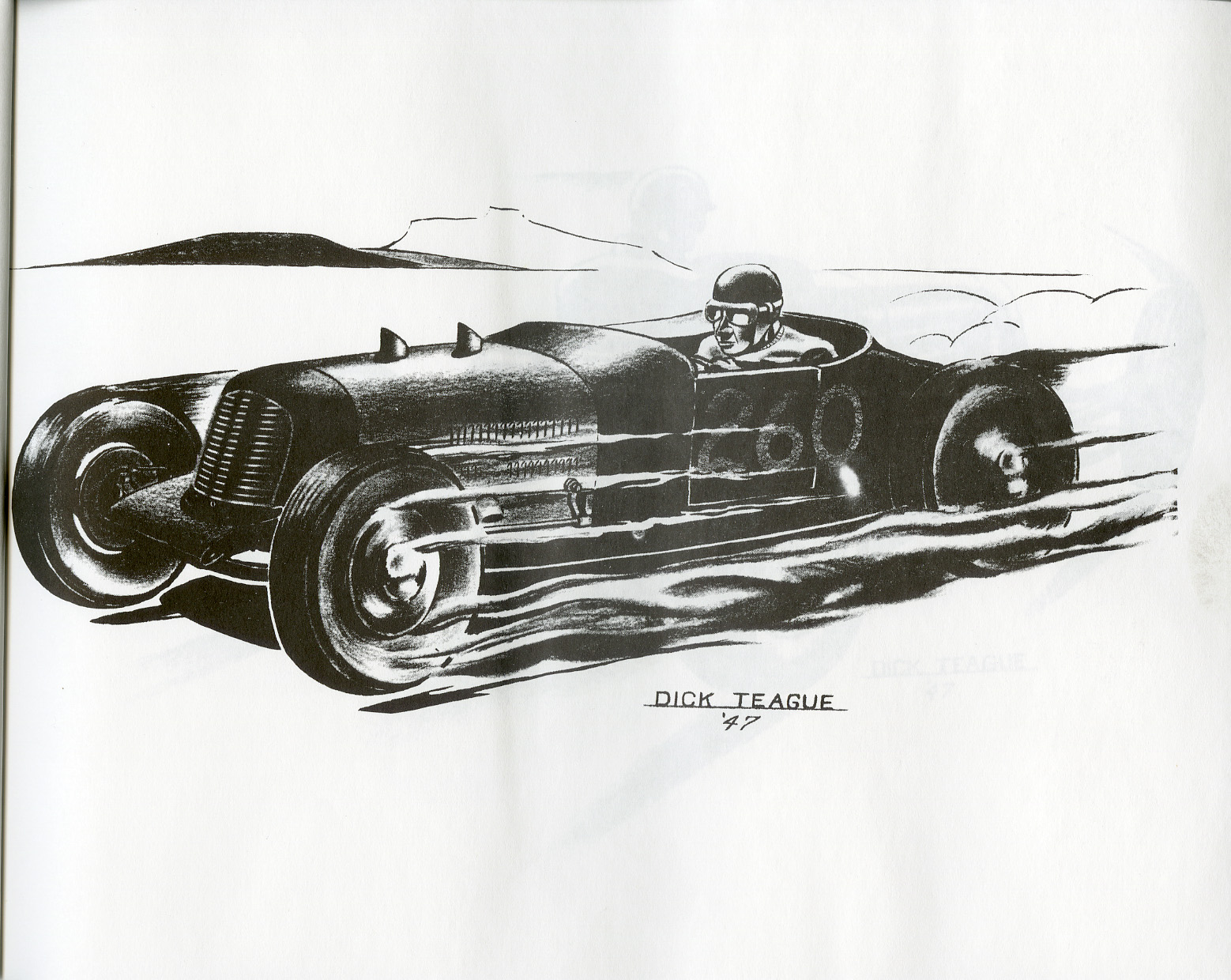 Dick Teague Hot Rod Sketches (1947) | The Jalopy Journal The Jalopy Journal