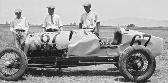 Pre War Carnage at Oakland Speedway