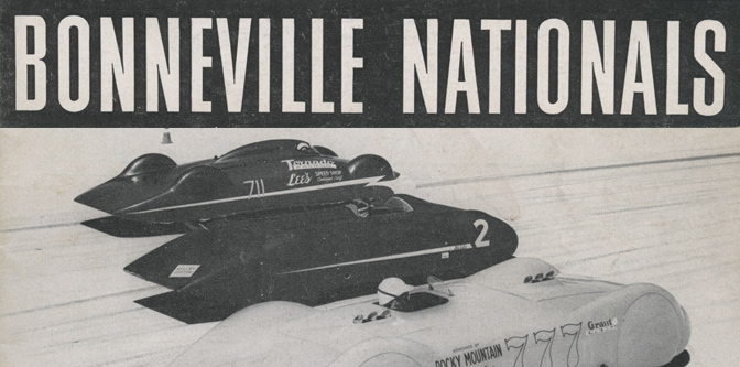 The Bonneville Nationals, 1950