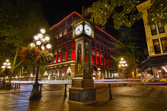 The Gastown steam clock once graced the cover of a Nickelback album. Damnit.