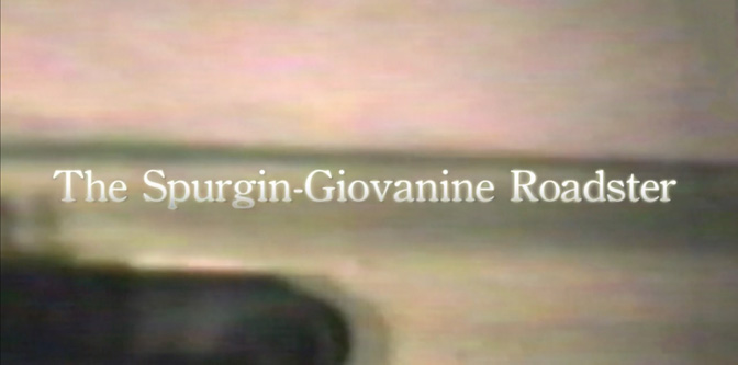 Revisting the Spurgin-Giovanine Roadster…