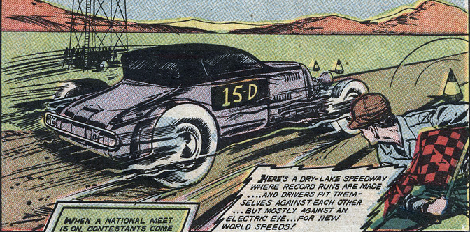 “Hitting the Trap” Bonneville Comic story 1952
