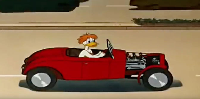 Disney Cartoons featuring the Hot Rod…