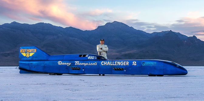 The Thompsons: Father (and now Son) Bonneville Legends.