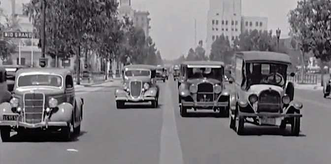 The streets of L.A., circa 1936