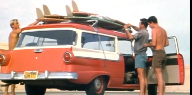 Old Cars + Surfing = Paradise