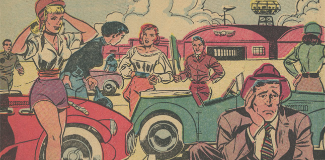 Hot Rod e carro de corrida