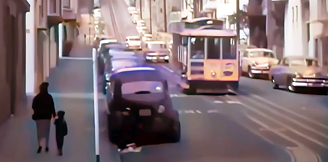 Car Spotting on the 1950 Streets of San Francisco! (Part II)