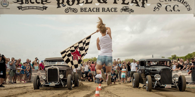 Roll N Flat Beach Race in Italy!