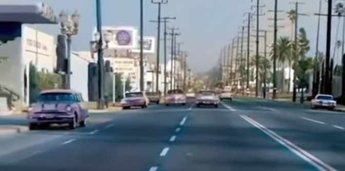 Cruisin’ Santa Monica Blvd. in 1963